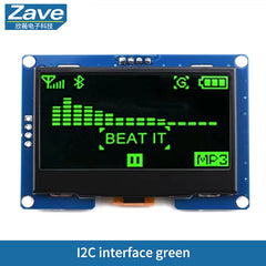 LCD DISPLAY 2.42" 2.42 inch OLED Display Module 128x64 LCD HD Screen Module SSD1309 7 Pin SPI/IIC I2C Serial Interface for Arduino UNO R3