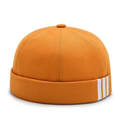 cotton hat Fashion Cotton Brimless Hat Men Women Retro Skullcap Melon Docker Cap Street Hip Hop Without Visor Summer Outdoor Beanie Gorras