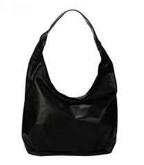 LEATHER HANDBAG LKEEP Fashion Women Shoulder Handbag Simple Casual Dumplings Tote Bag Black Super Soft PU Leather Ladies Handbag Purse bolsa
