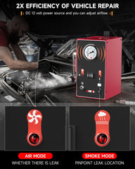 PIPE LEAK DETECTOR SAMPLE ANCEL S300 Car Smoke Leak Detector EVAP Pipe Smoking Generator Pipe Leakage Analyzer Tester EVAP System Diagnostic Tools