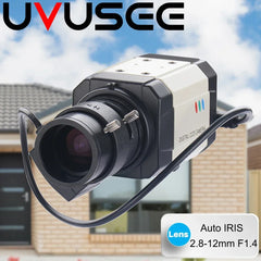ABS PLASTIC SURVEILLANCE CAMERA Uvusee CCTV 1/3 Sony Effio-E CCD 960H/1000TVL 2.8-12mm Auto Iris Mini Box Security Camera Surveillance Camera