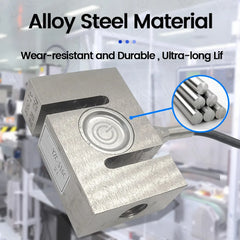 aluminum load cell YZC-516C Load Cell S Type 100kg 200kg 300kg 500kg 1T 1.5T 2T Pressure Tension Sensor Made of Aluminum Alloy
