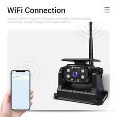 SHUTTERSF AND SIMILAR ARTICLES MADE OF PLASTIC Magnetic Solar Power Wireless WiFi 1080P Rear View Backup Camera iPhone Android APP With Built-In Battery for RV Truck Camper