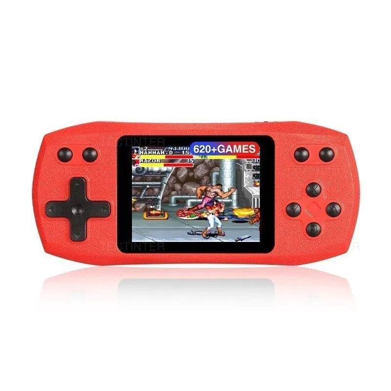 HANDHELD GAME CONSOLE 2.4 Inch Retro Video Game Console Built in 620 Classic Games Portable Handheld Game Player Rechargeable Console AV Ouput