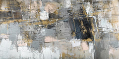 Printed Canvas Large Size Oil Painting Abstract City View Canvas Painting Cuadros Living Room Modern Wall Art Work For Room Decorative Pictures