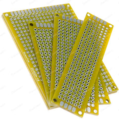 Electronic materials PCB 20pcs/lot 2X8 3X7 4X6 5X7 PCB Prototype Board Circuit Protoboard Universal Stripboard Prototyping Veroboard 5Pcs Each Value