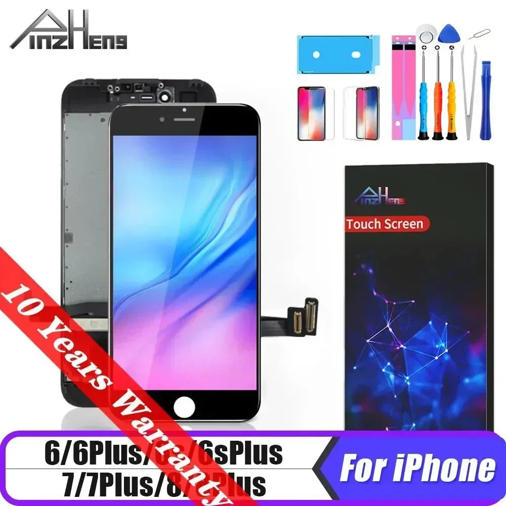 LCD display  6.1-01  6.1-02 PINZHNEG High Quality Screen LCD OEM For iPhone SE 2020 8 PLUS 6 6S 7 Plus Display Incell Replacement Screen 10 Years Warranty