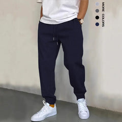 COTTON PANTS New high-quality men's sports pants - sportswear - elastic waist - 2026 casual loose pants - black/grey - cotton jogging pants -