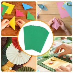 PAPER CARD 10Pcs Green Cardstock A4 Size Smooth Heavyweight Colored Paper for Card Making Scrapbooking DIY Crafts Kids School Projects