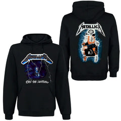 Women Dress METALLICA Band Rock Dark Wind Hoodie Men's Street Hip Hop Top Comfortable Hooded Sweater Fall_Winter Personality Men's Clothing