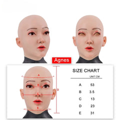 SILICONE MASK Crossdressing Soft Silicone  Costume Masks Props for Transvestite Halloween Cosplay Male To Female