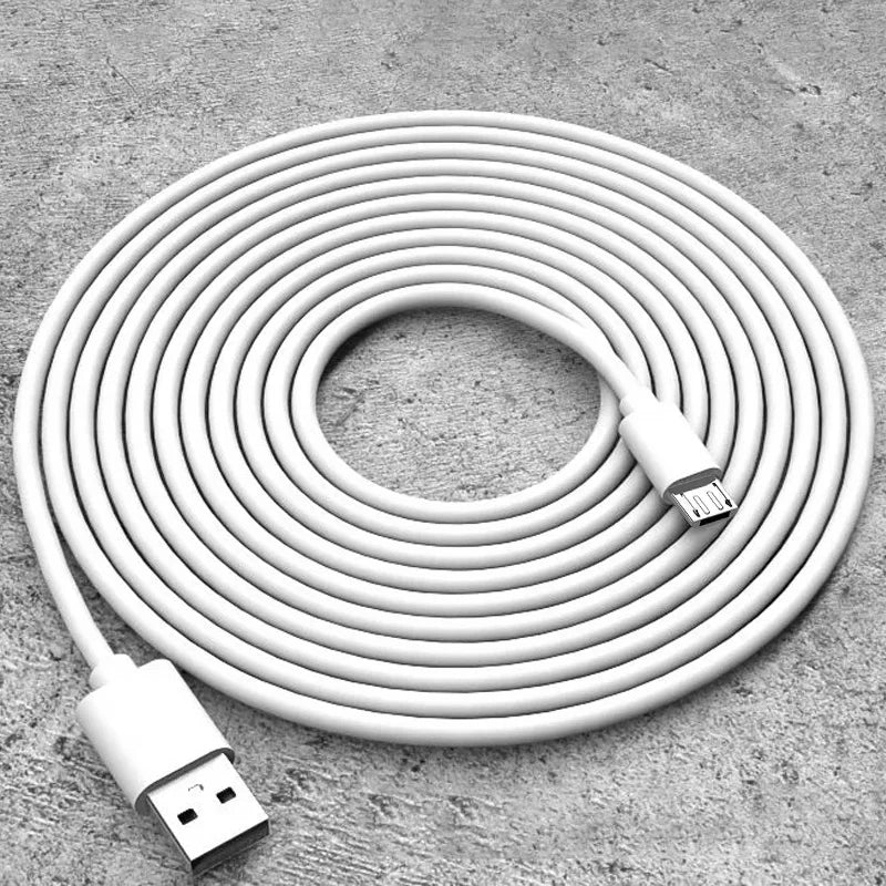 PLASTIC USB CABLE FOR CHARGING 1m/5m/8m/10m/12m/14m Micro USB Extension Fast Charging Cable For Xiaomi Camera Android Smart Phone USB Extended Charging Cord