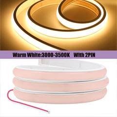 LED LIGHT 12V 24V 320Leds/M COB Neon Strip Waterproof 3000K 4000K 6000K Home Decor High Brighter Flexible Ribbon Rope LED Light 0.5M-20M
