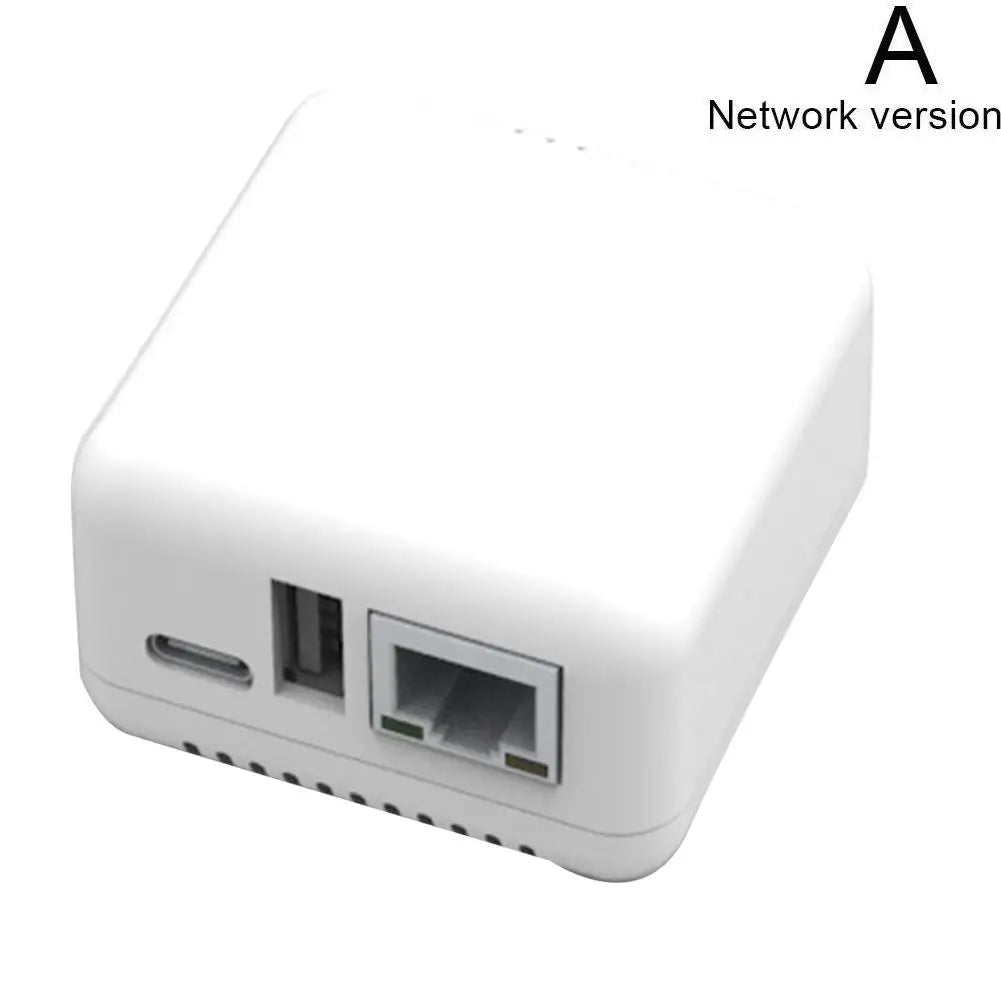 Computer server USB 2.0 Port Mini NP330 Network USB 2.0 Print Server ( Network/ WIFI/ Bluetooth Version) USB HUB Network Print Server