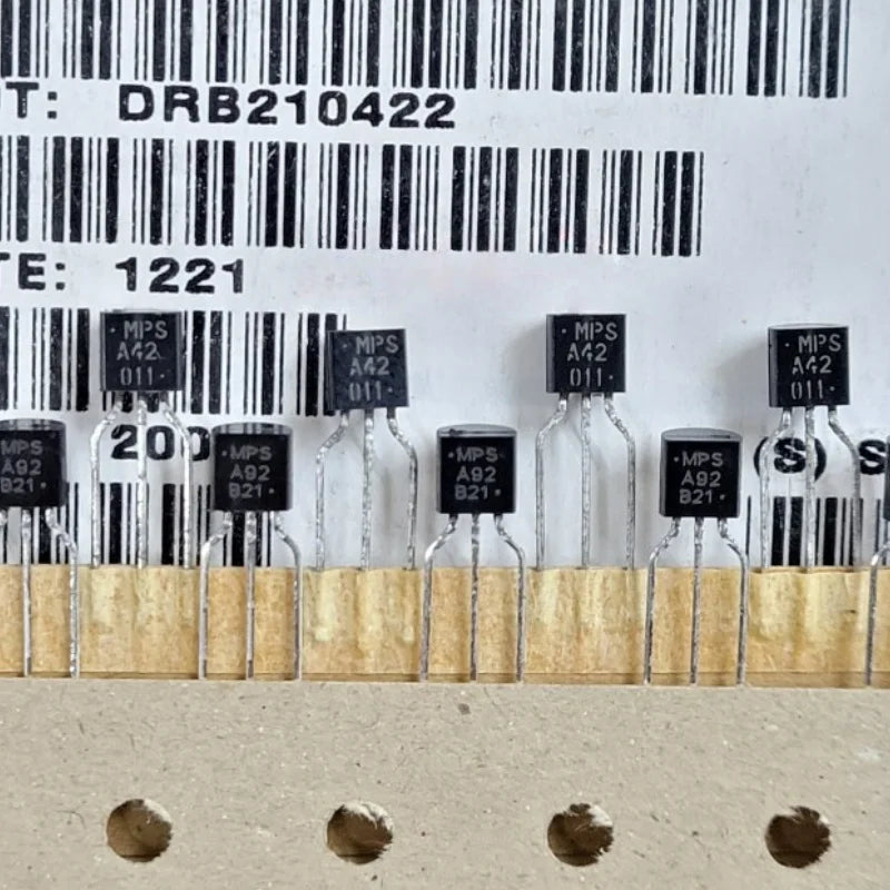 COPPER TRANSISTOR 5pairs of transistors MPSA42 A42 MPSA92 A92 TO92 100% new original copper feet