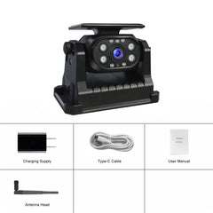 SHUTTERSF AND SIMILAR ARTICLES MADE OF PLASTIC Magnetic Solar Power Wireless WiFi 1080P Rear View Backup Camera iPhone Android APP With Built-In Battery for RV Truck Camper