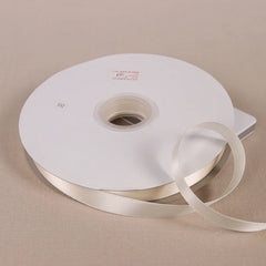Ribbon roll (91 meters/roll) Beige Single Face Satin Ribbon Wholesale Gift Wedding Christmas Decoration DIY Webbing Card Gift Wrapping