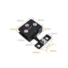 Glass Door Hinge Cupboard Display Cabinet Gate Clamp Punch-free Wine Cabinet Glass Hinge Furniture Hardware Accessories